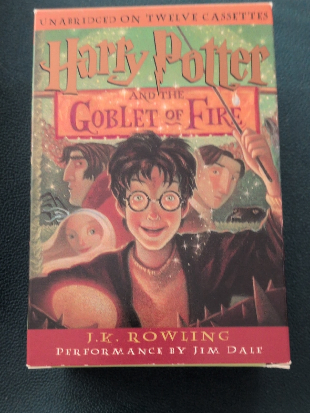 harry potter and the goblet of fire on cassette performed by jim dale